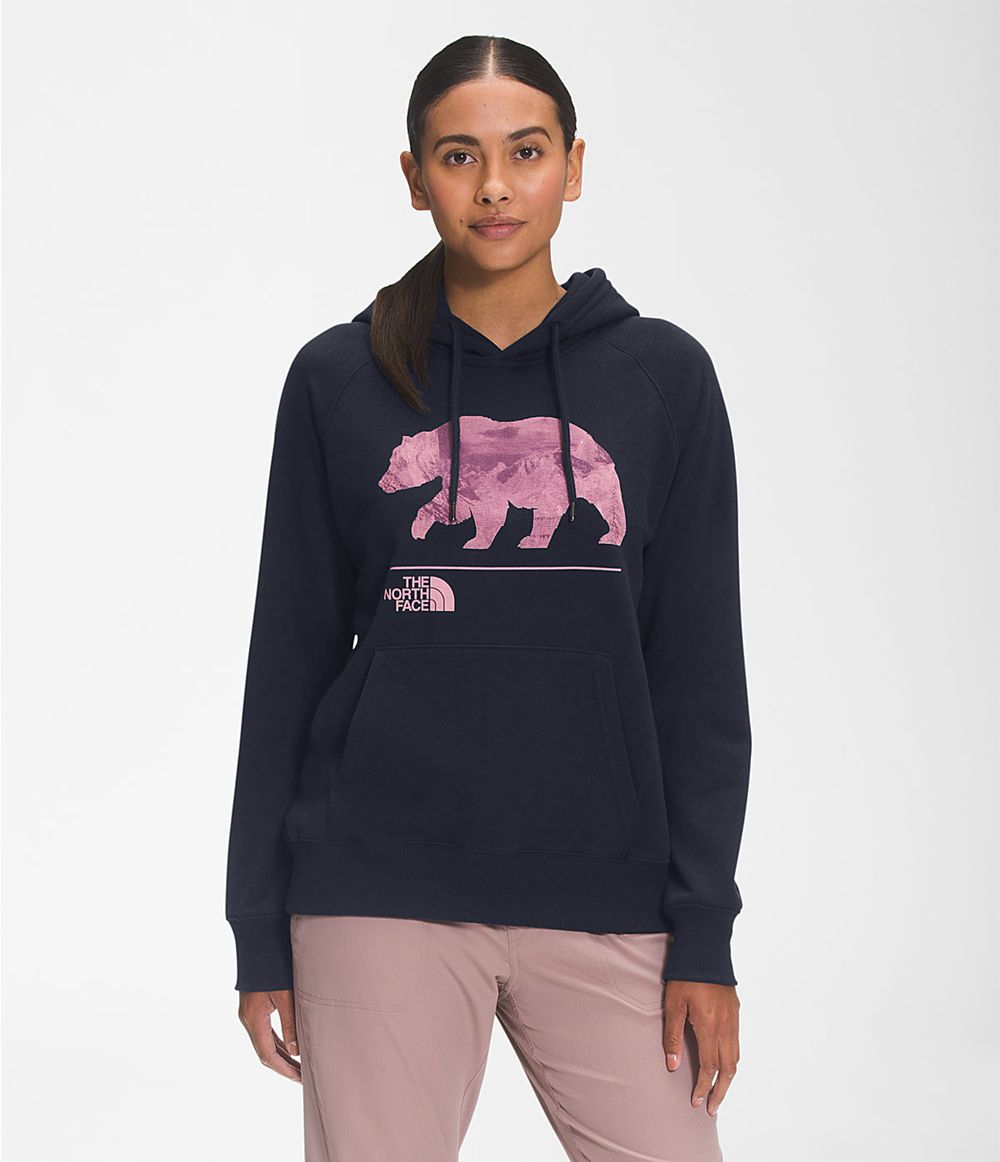 The North Face Bearscape 2.0 Pullover Kapuzenpullover Damen - Navy CH-556XMYA